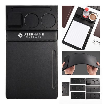 A4 Magnetic Memo Pads Writing Clipboards With Pen Slot & Coasters