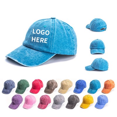 Pure Cotton Adjustable Ball Cap
