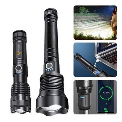Super Bright LED Rechargeable Flashlights with 5 Modes
