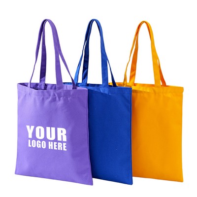 Canvas Shopping Tote Bag With Handles