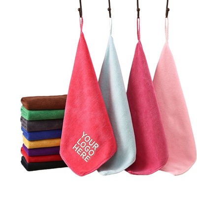 Household Car Wash Towel With Hanging Rope