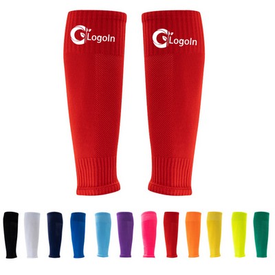 Calf Leg Compression Sleeve Footless Socks