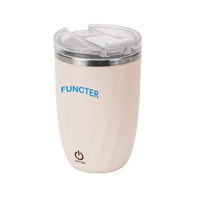 12 Oz. Macaron Color Rechargeable Stainless Steel Coffee Automatic Stirring Cup Coffee Mug