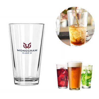 Beer Pint Glass 16oz