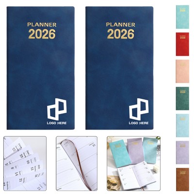 A6 2026 Pocket Weekly Planner Notepad - 2 Packs