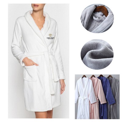 Plush Terry Bath Robe Luxury Hotel Robe