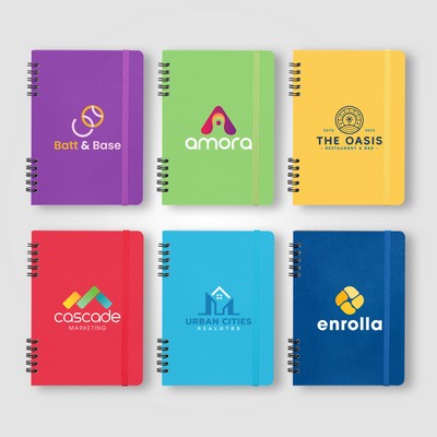 Jora Spiral Bound Notebook - A5 - Full-Color Inkjet