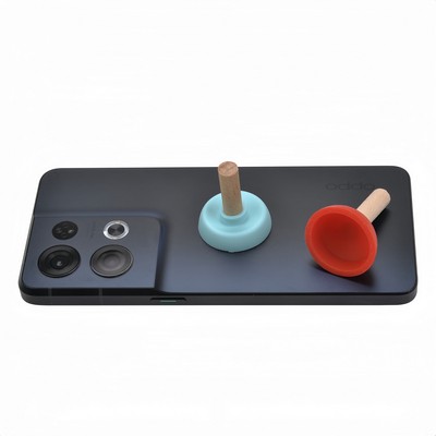 Toilet Shape Plunger Holder Sucker Stand