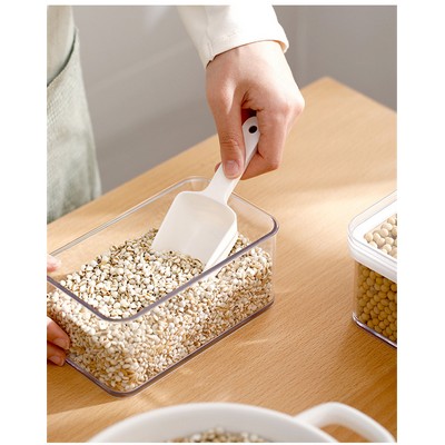 Thickened PS Plastic Ice Scoop, Multi-purpose Slant Shovel for Kitchen, Household Scoop