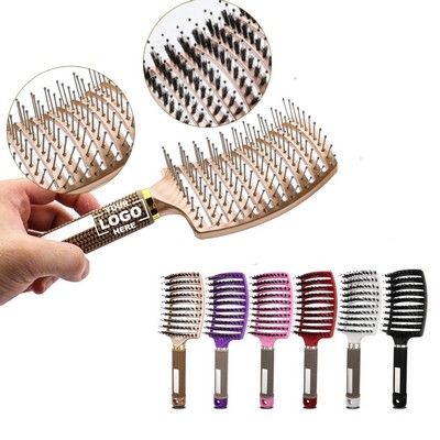 Boar Bristle Styling Wave Comb