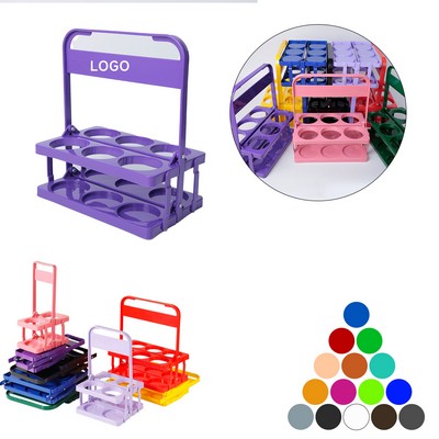 Foldable Plastic Beverage Bottle Holders