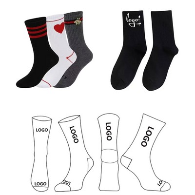 Knit Cotton Crew Socks