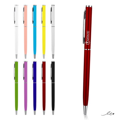 Modern Professional Slim Twist Metal Pen