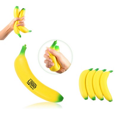 Slow Rising Squishy Banana Fidget Toy