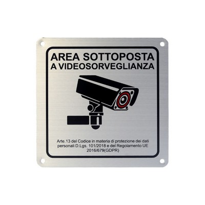 Aluminum Alloy Warning Sign