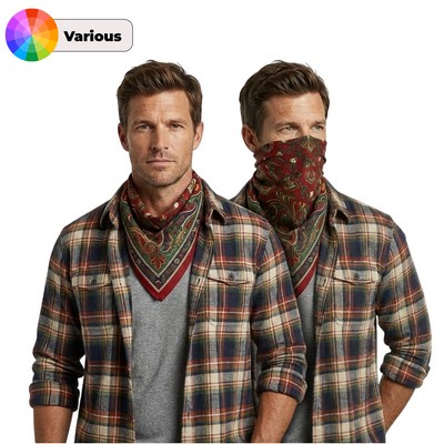 Custom Full Color Fleecy Touch Bandanna