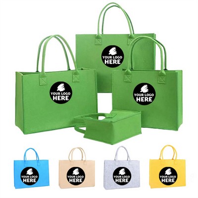 Eco-Chic Oversized Felt Tote Bag