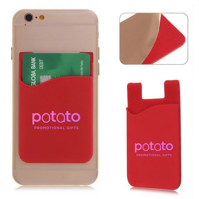 Practical Silicone Smartphone Wallet Sleeve