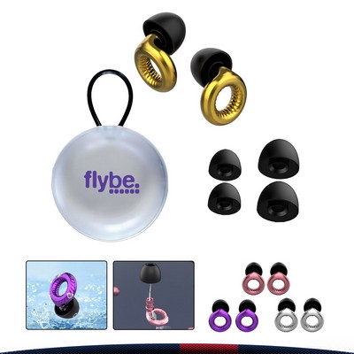 Dhrex Dual-Layer Acoustic Filter Loop-Style Earplugs