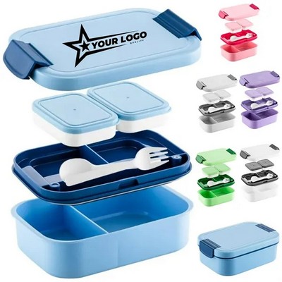 Large Capacity Bento Lunch Box with Compartments