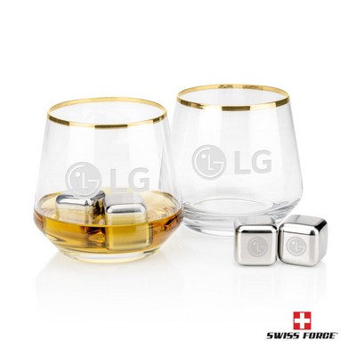 Swiss Force® S/S Ice Cubes & 2 Tucson OTR - Gold Rim