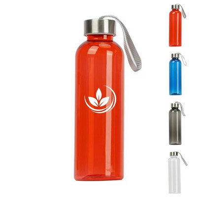 16 oz StrapCap Sport Water Bottle – Reusable Promotional Gym & Travel Bottle