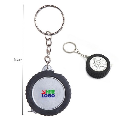 1m Tape Measure Keychain