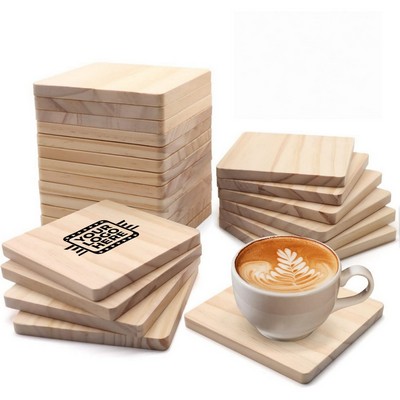 Natural Wood Slice Coasters