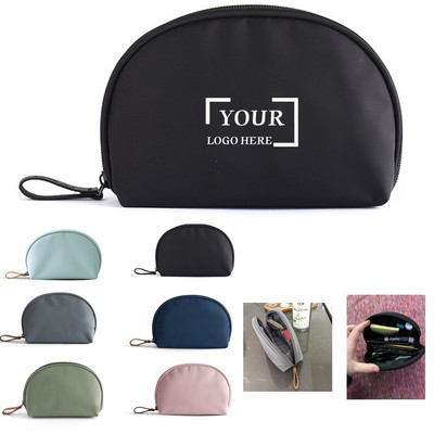 Shell Nylon Cosmetic Pouch