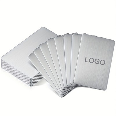 304 Stainless Steel Metal Business Cards