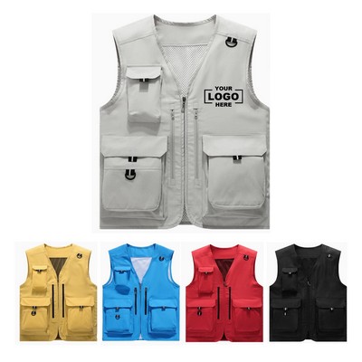 Multi-Pocket Outdoor Fishing Vest
