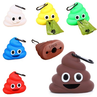 Poop Shape Portable Dog Waste Bag Dispenser