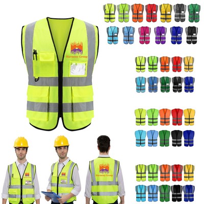 Unisex Hi-Vis Safety Mesh Vest