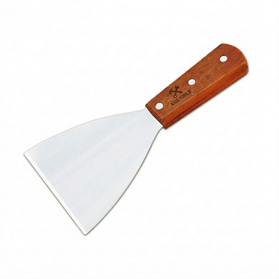 Wooden Handle Stainless Steel Spatula