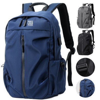 Durable Water-Resistant Backpack with USB Port