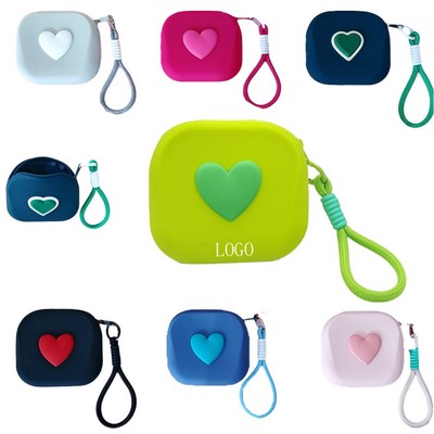 Heart Design Earbud Case