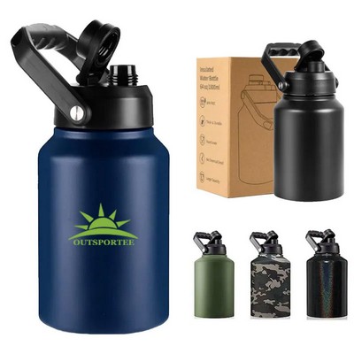 64 oz. Stainless Steel Insulated Water Bottles With Handle