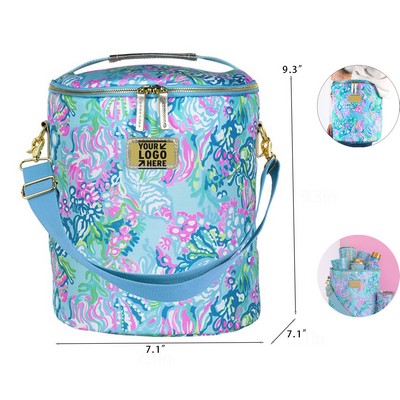 Floral Insulated Lunch Tote