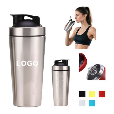 25oz Stainless Steel Shaker Bottle