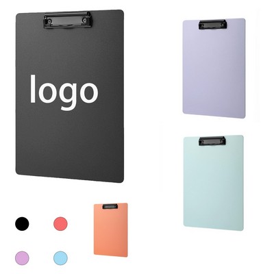 Durable Letter Size Plastic Clipboard With Low Profile Clip