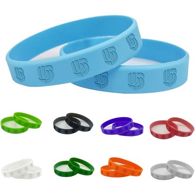Debossed Silicone Wristbands