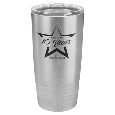 Polar Camel 20 oz. Vacuum Insulated Ringneck Tumbler with Clear Lid