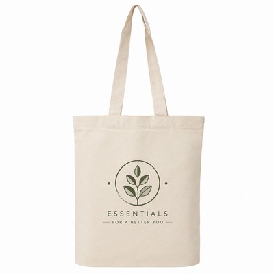 Medium Cotton Tote With Mini Gusset