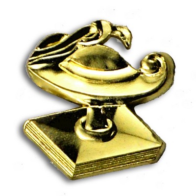 Academic Lamp w/ Book Chenille Letter Pin