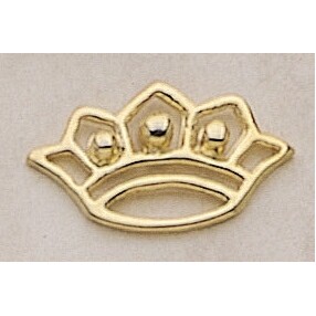 Tiara/ Crown Marken Design Cast Lapel Pin (Up To 1 1/4")