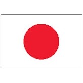 5'x8' Japan U.N. Nylon Outdoor Flag - Style B