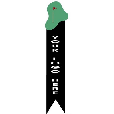 Golf Course Bookmark w/ Black Back