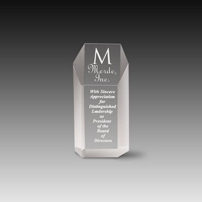 Hexagon Tower™ Award (3"x6"x2")
