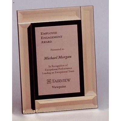 Copper-Gold Mirror Frame Plaque (10 1/2"x13")