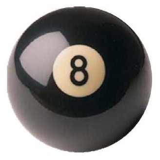 8 Ball Promotional Magnet w/ Strip Magnet (6 Square Inch)